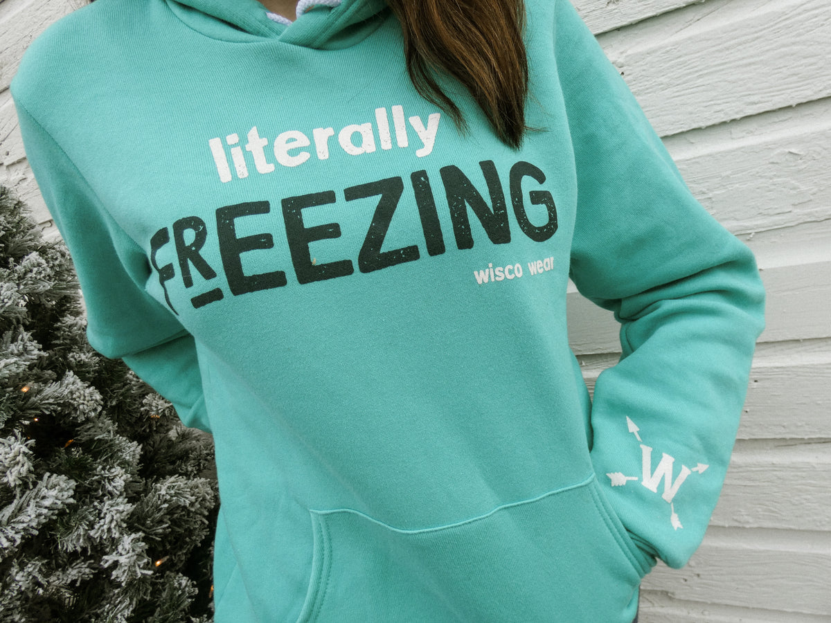 Literally discount freezing sweatshirt