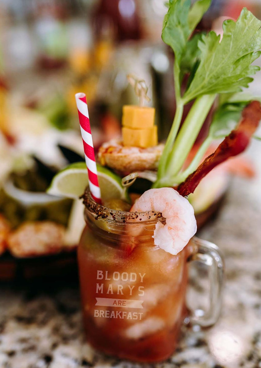 Bloody Mary Mason Jar