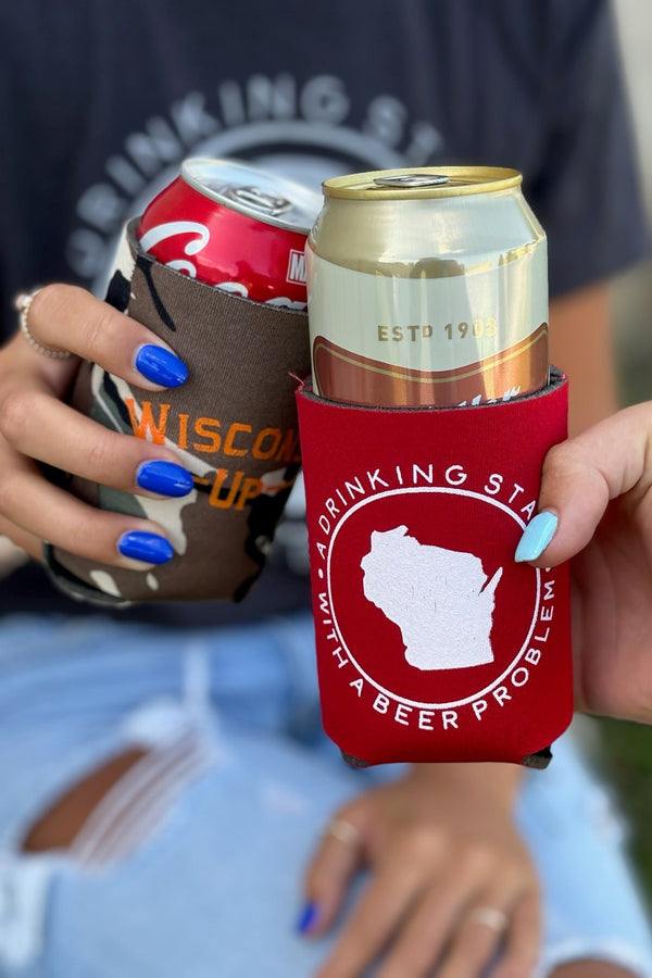 Drinking State with a Beer Problem - Red Koozie