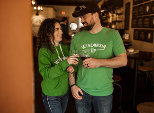 Wisconsin Up (Shamrock) - Unisex Hoodie